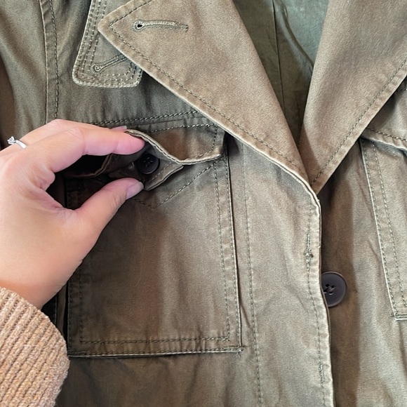 Madewell army green utility jacket 100% cotton - Picture 7 of 7